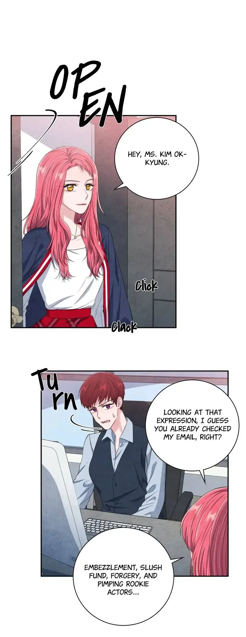 Backstage Kiss Scene Chapter 50 page 34