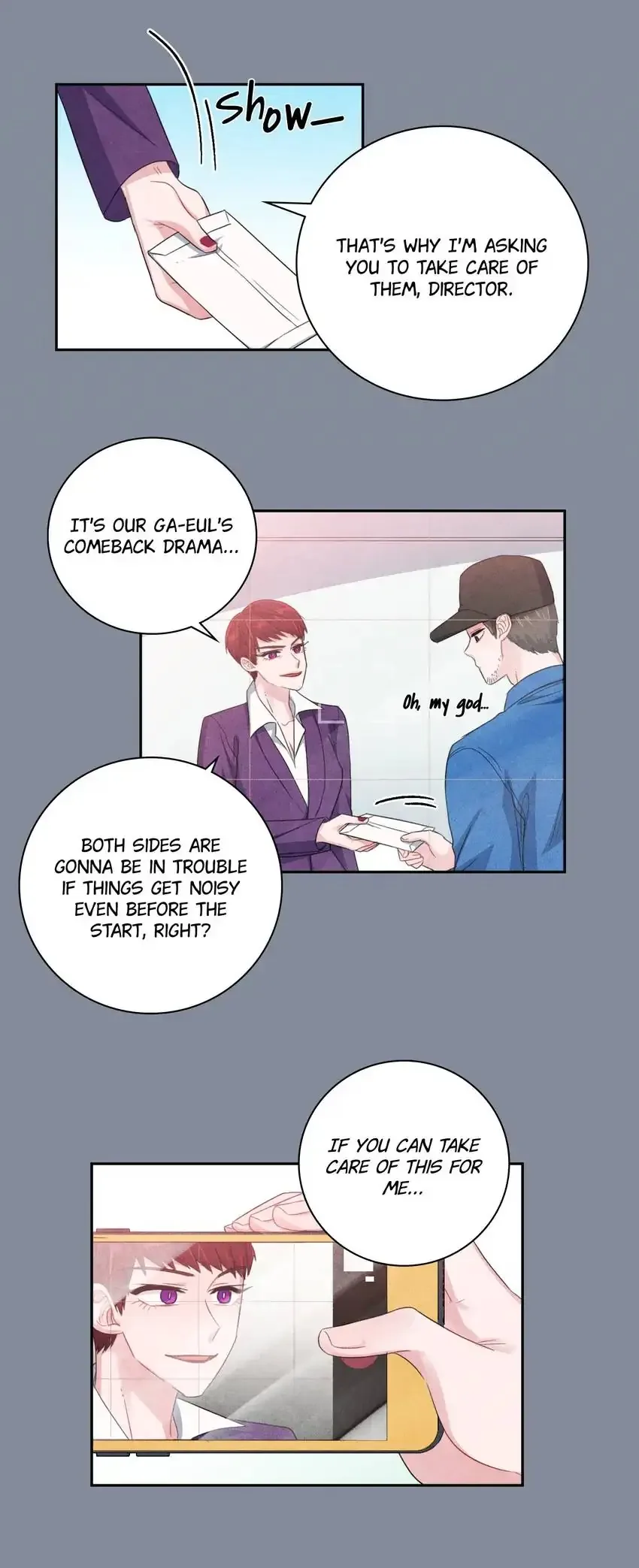 Backstage Kiss Scene Chapter 47 page 23