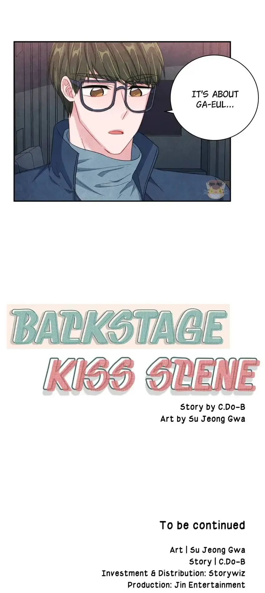 Backstage Kiss Scene Chapter 47 page 31