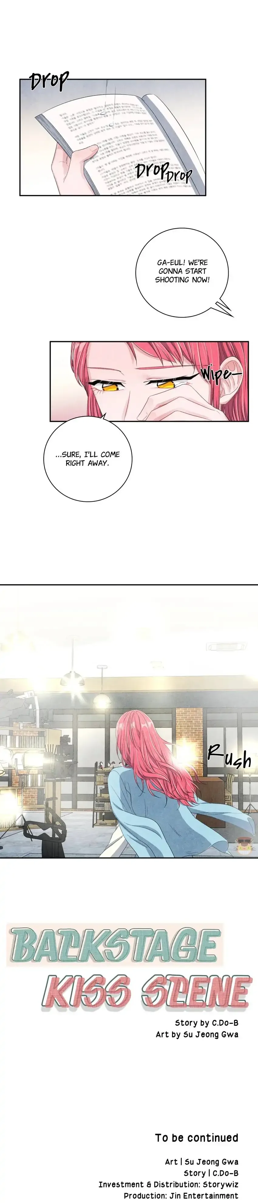 Backstage Kiss Scene Chapter 48 page 35