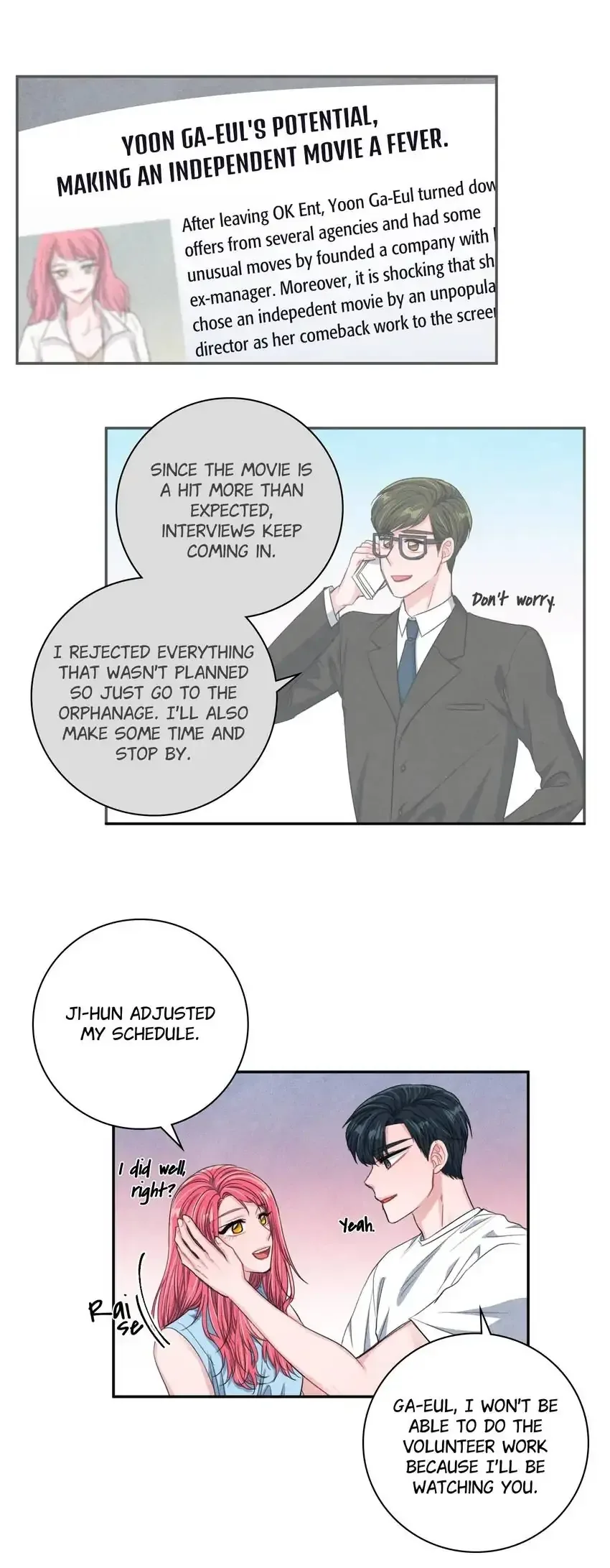 Backstage Kiss Scene Chapter 51 page 41