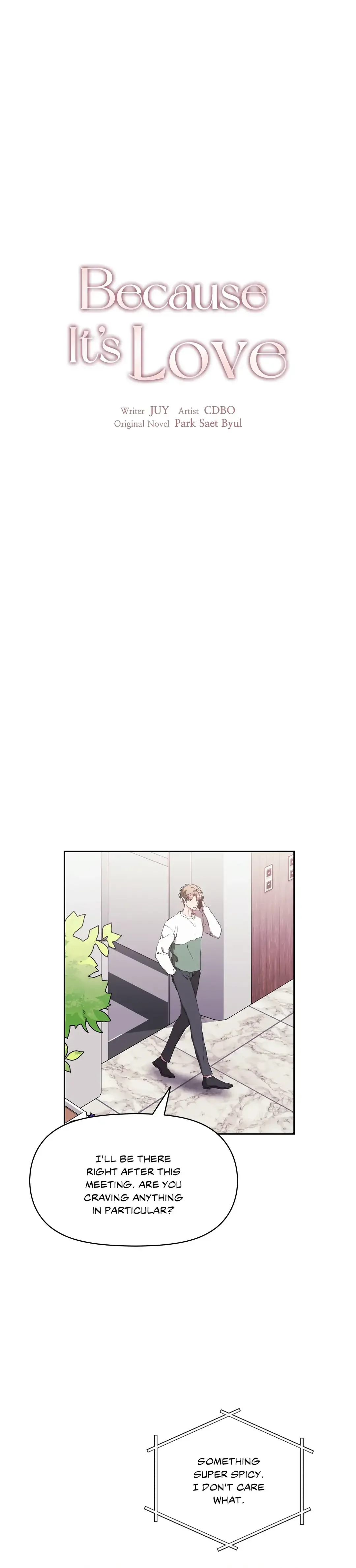 Because It’s Love Chapter 28 page 11