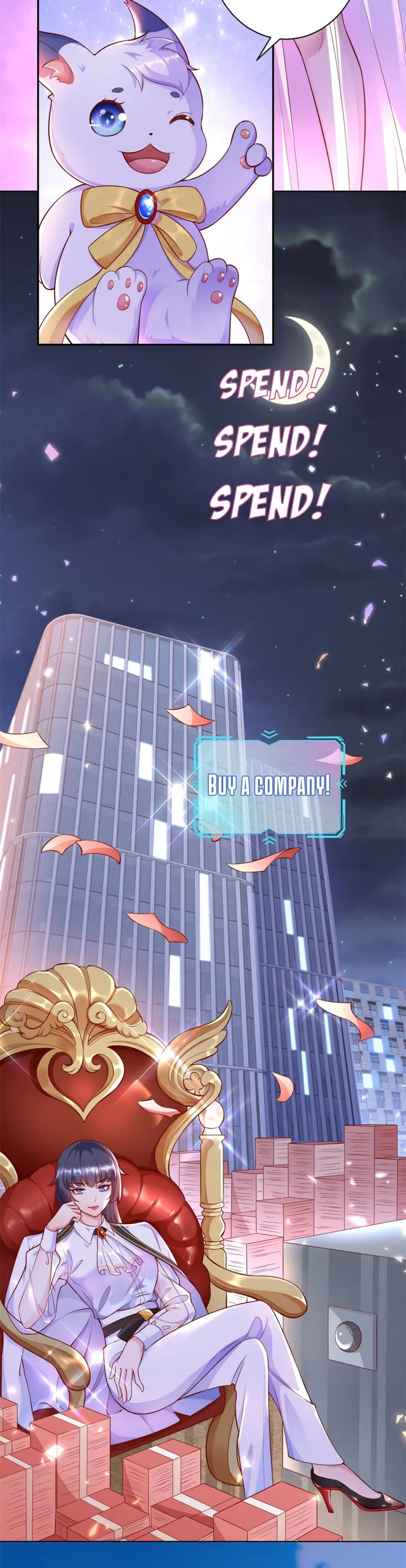 Becoming a Big Boss Starts with Spending Money Chapter 0 page 6