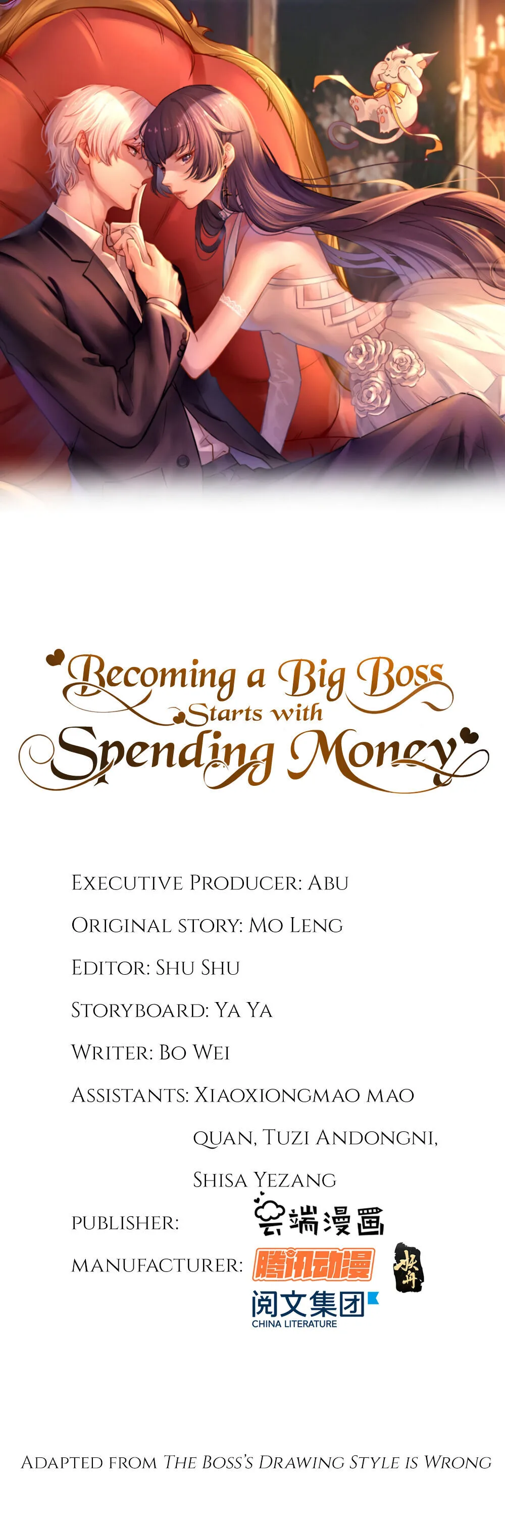 Becoming a Big Boss Starts with Spending Money Chapter 1 page 4