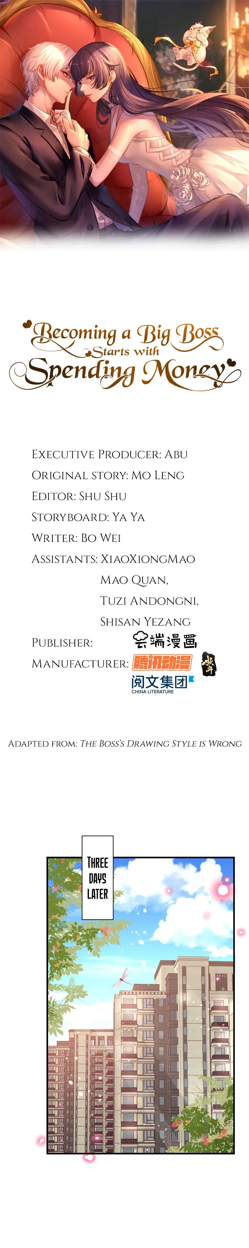 Becoming a Big Boss Starts with Spending Money Chapter 8 page 2