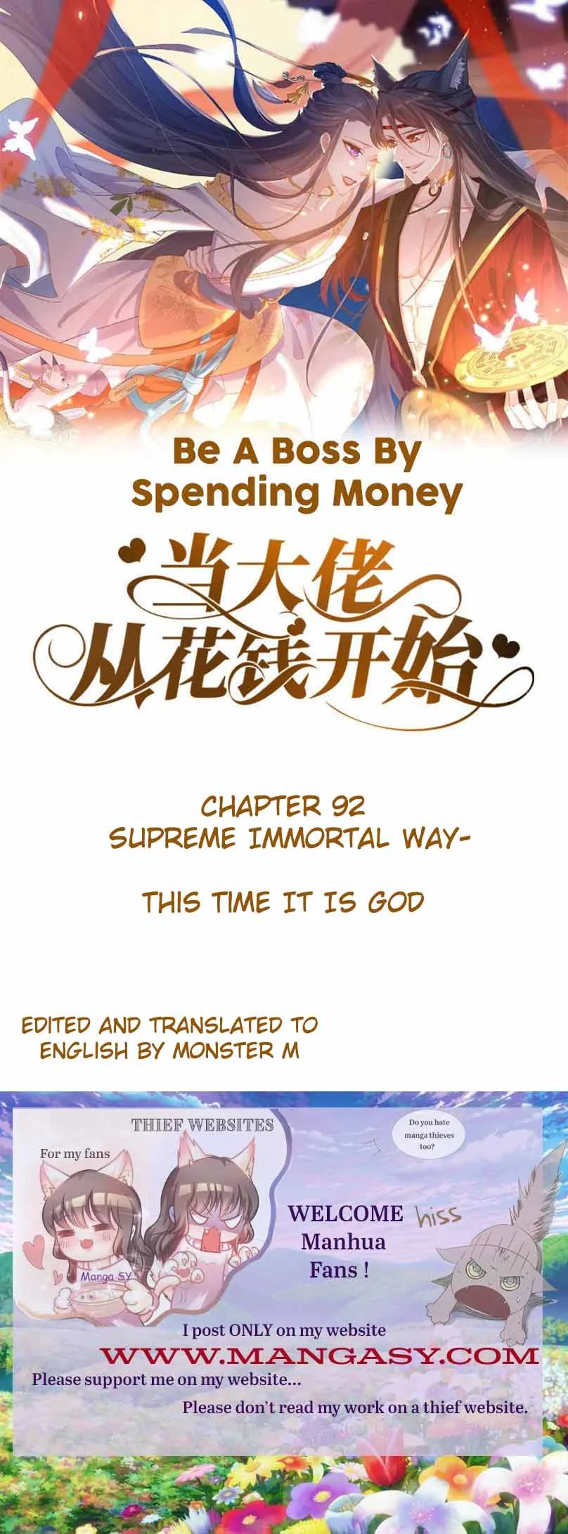 Becoming a Big Boss Starts with Spending Money Chapter 92 page 2