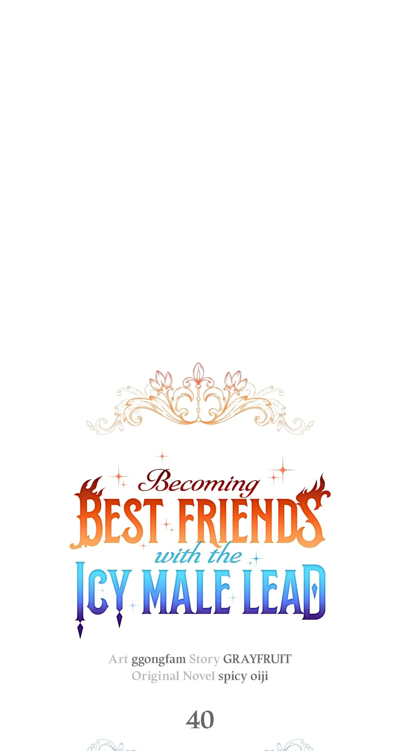 Becoming Best Friends With the Icy Male Lead Chapter 40 page 2