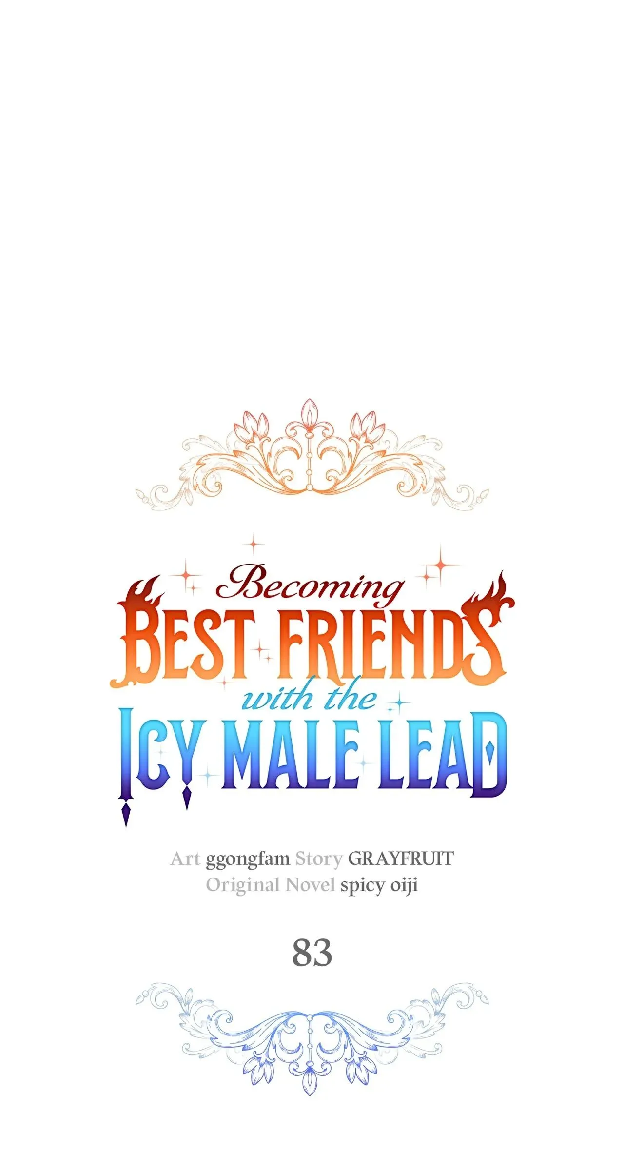 Becoming Best Friends With the Icy Male Lead Chapter 83 page 1