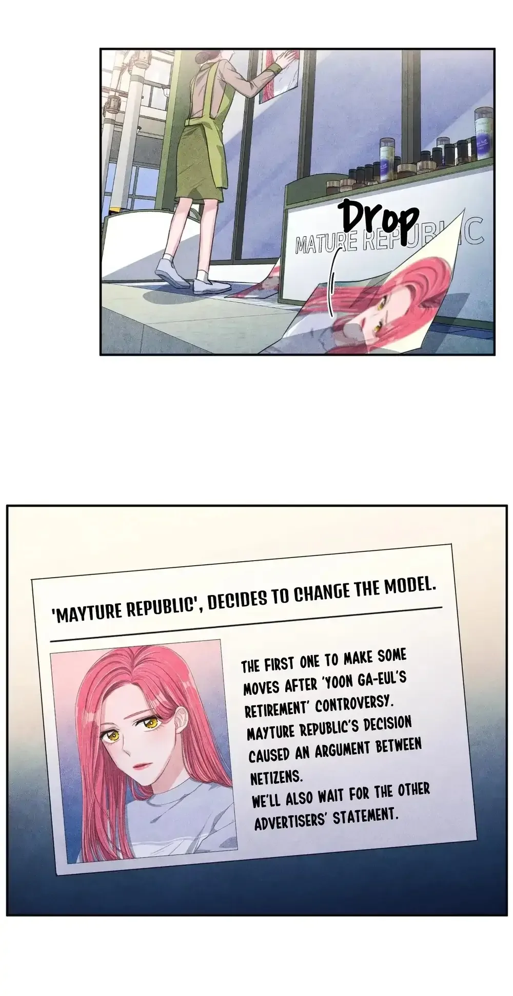 Backstage Kiss Scene Chapter 9 page 3