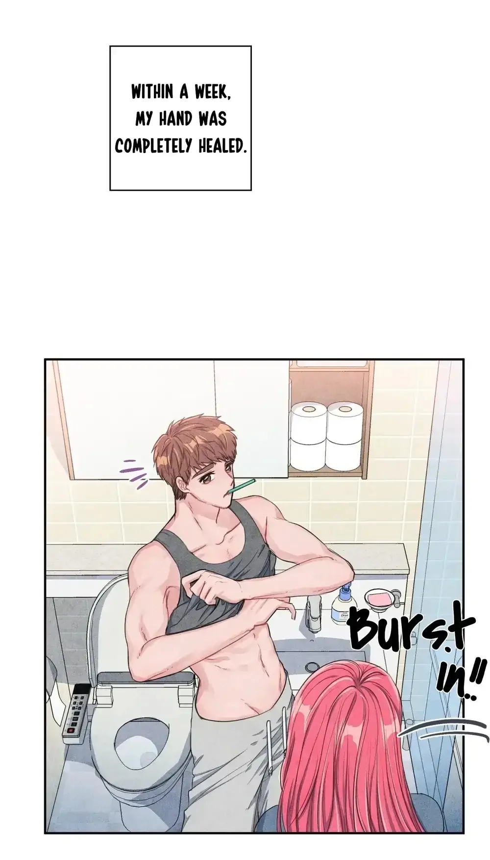 Backstage Kiss Scene Chapter 9 page 8