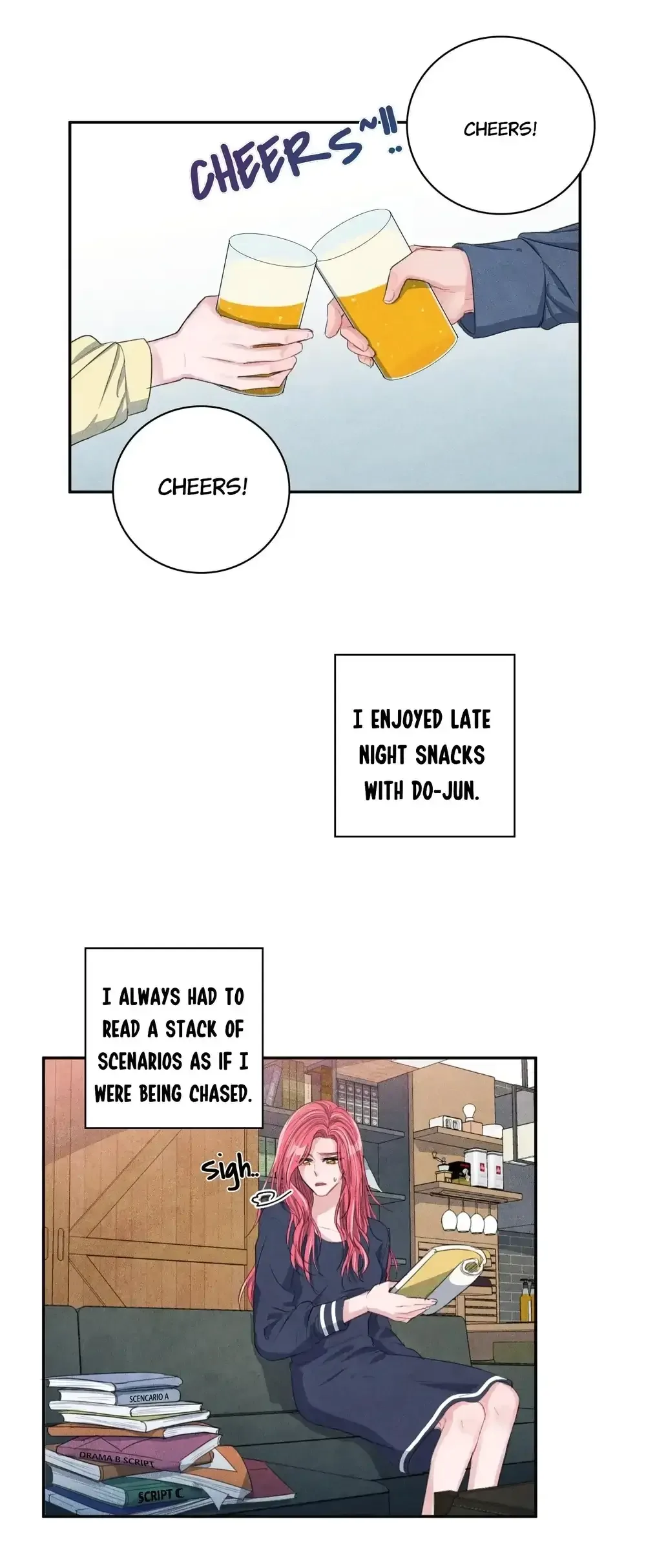 Backstage Kiss Scene Chapter 9 page 16