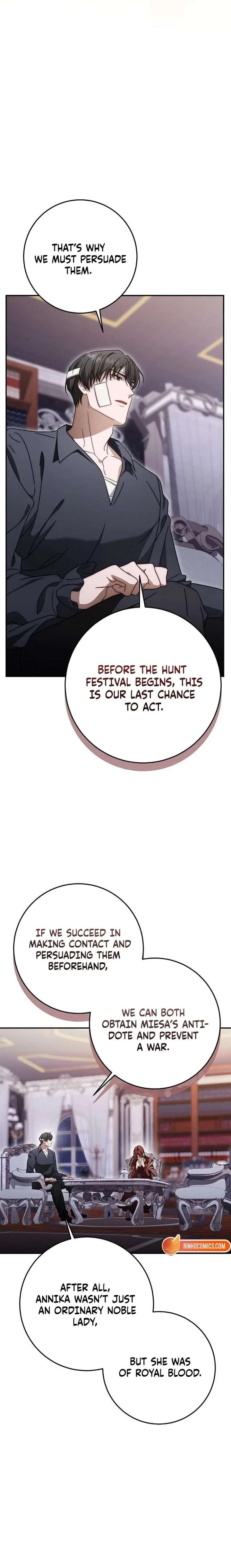 Beneath the Surviving Princess Joyful Facade Chapter 91 page 9