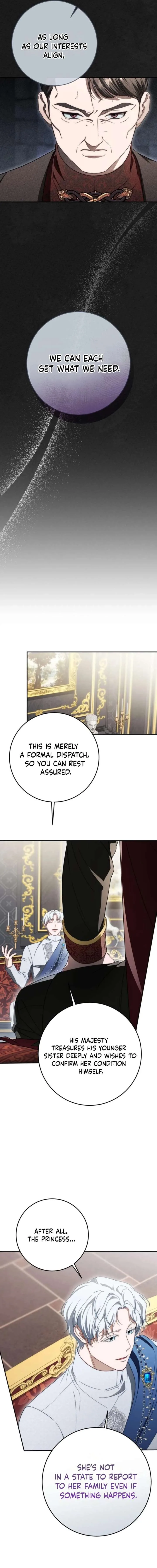 Beneath the Surviving Princess Joyful Facade Chapter 96 page 12