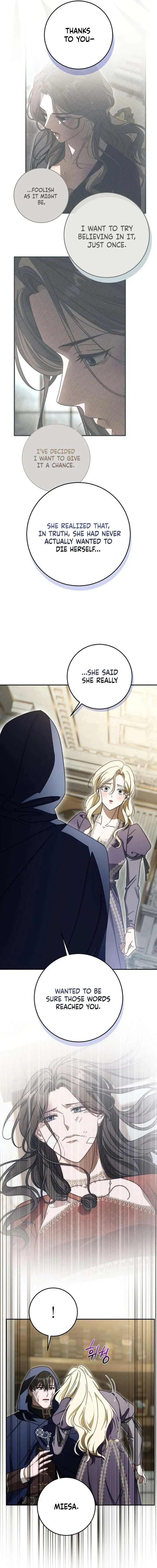 Beneath the Surviving Princess Joyful Facade Chapter 90 page 19