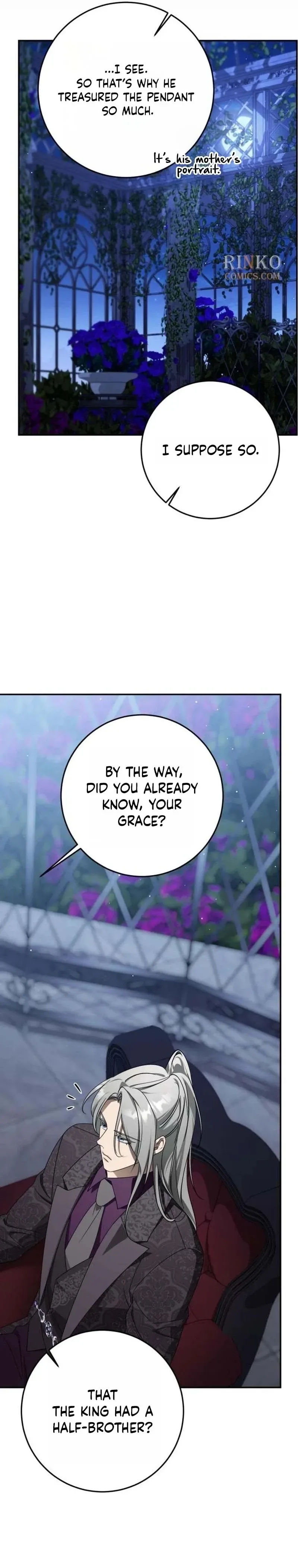 Beneath the Surviving Princess Joyful Facade Chapter 104 page 8