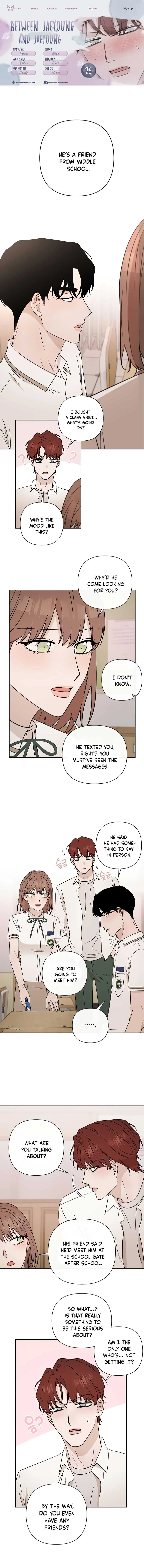 Between Jaeyoung and Jaeyoung Chapter 26 page 2