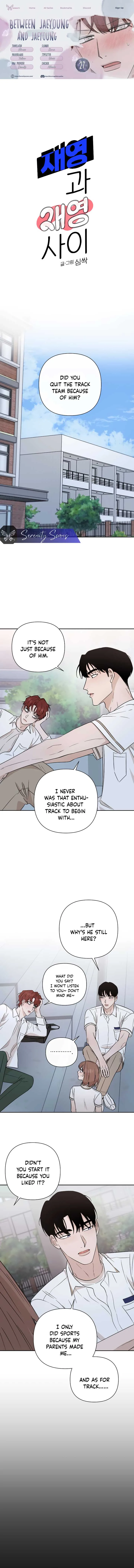 Between Jaeyoung and Jaeyoung Chapter 27 page 2