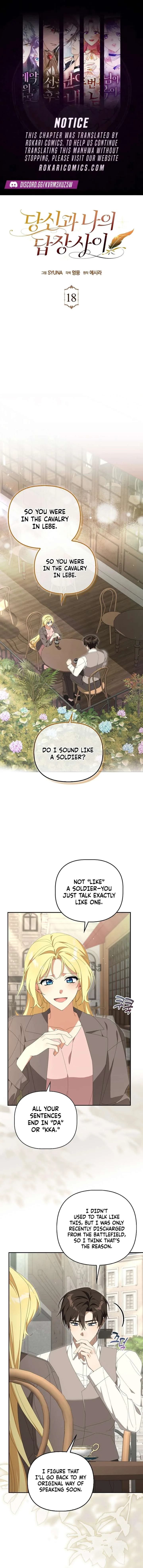 Between Your Letter and My Reply Chapter 18 page 1