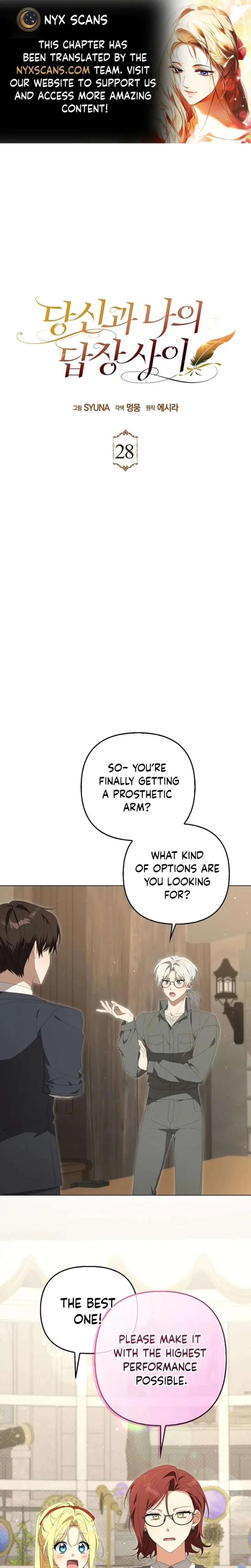 Between Your Letter and My Reply Chapter 28 page 1