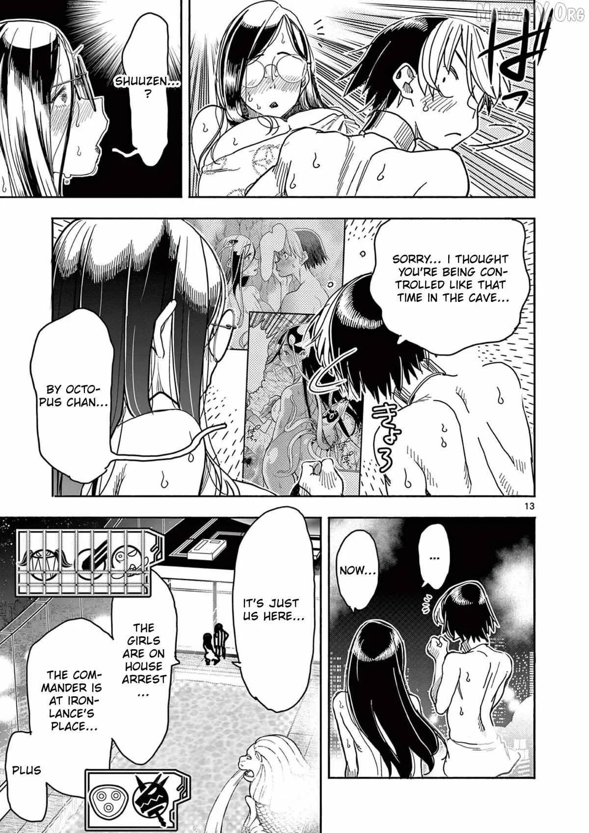 Hero Girl × Healer Boy: Touch or Death Chapter 64 page 13