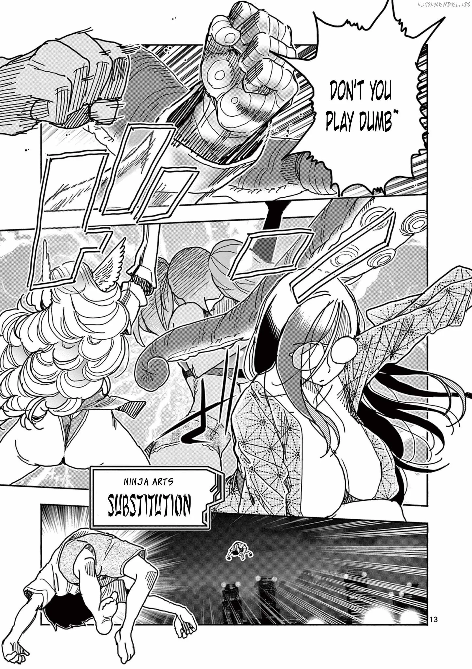 Hero Girl × Healer Boy: Touch or Death Chapter 50 page 13