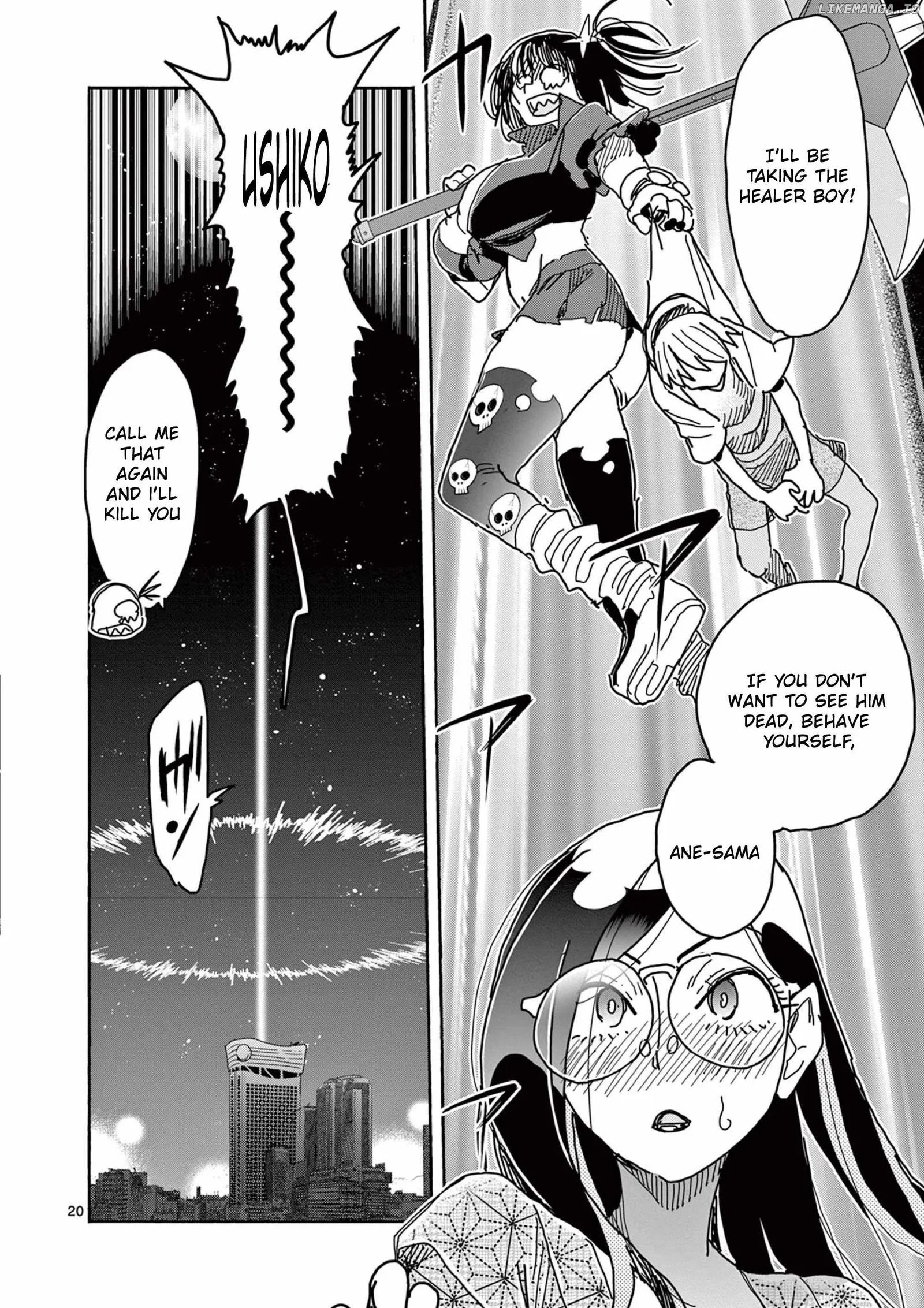 Hero Girl × Healer Boy: Touch or Death Chapter 50 page 20
