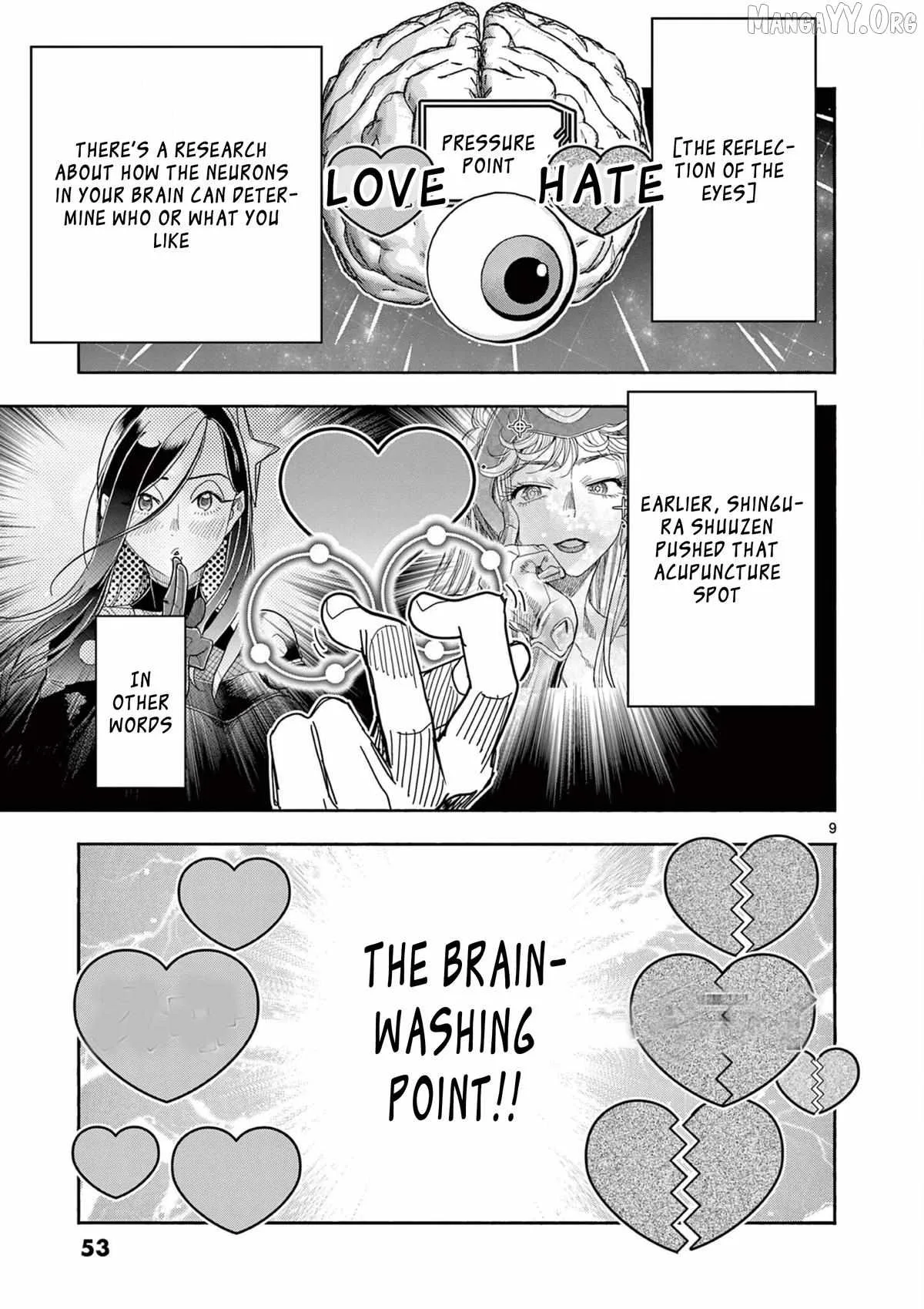 Hero Girl × Healer Boy: Touch or Death Chapter 69 page 9