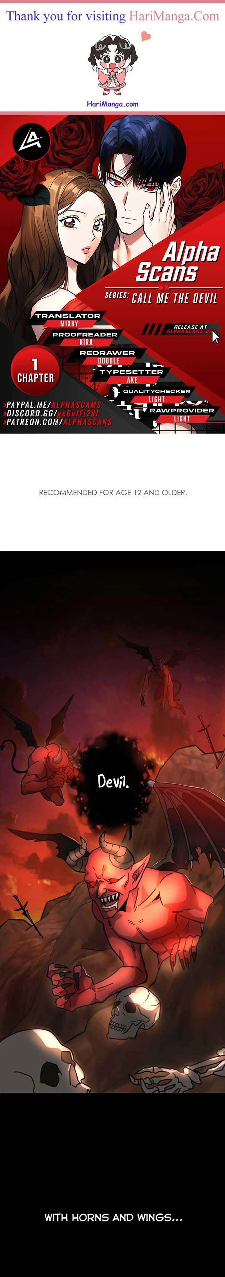 Call me the Devil Chapter 1 page 2