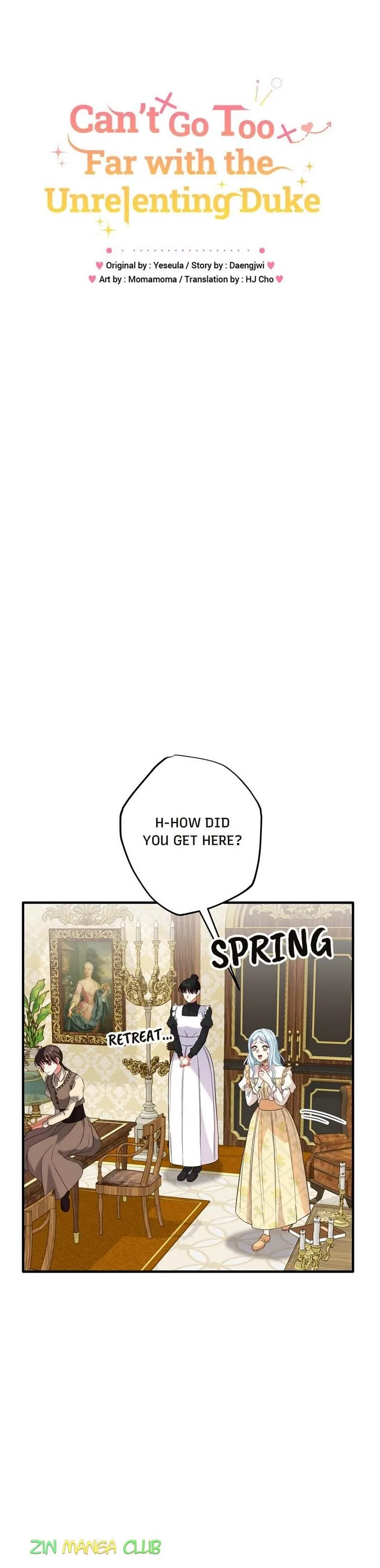 Can’t Go Too Far with the Unrelenting Duke Chapter 6 page 3