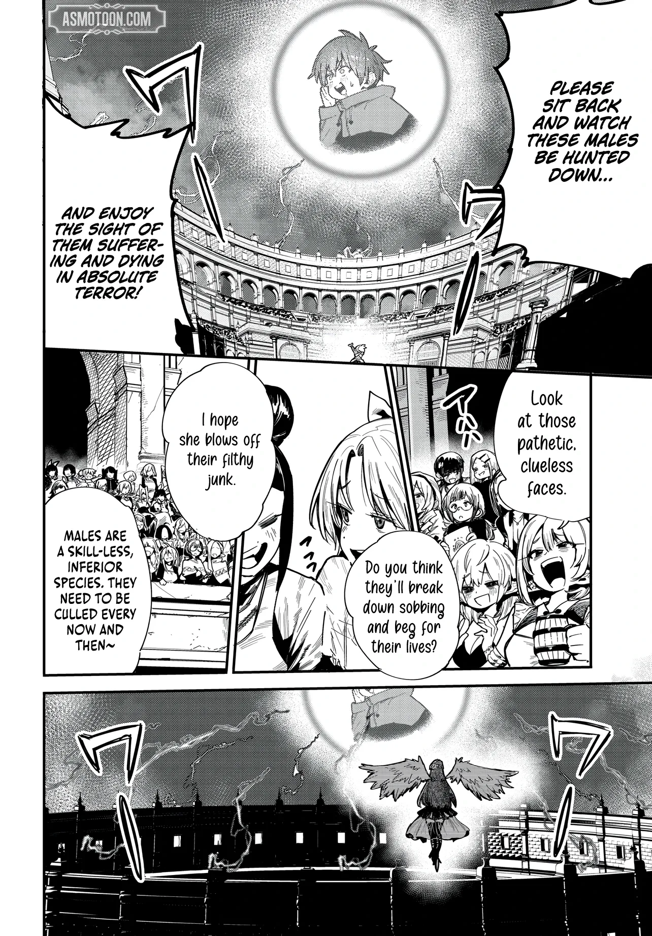 The Gladiator Known As the Weakest Is Unrivaled With His Game Knowledge: Rising Up in the Colosseum of a Female-Dominated World Chapter 1 page 32