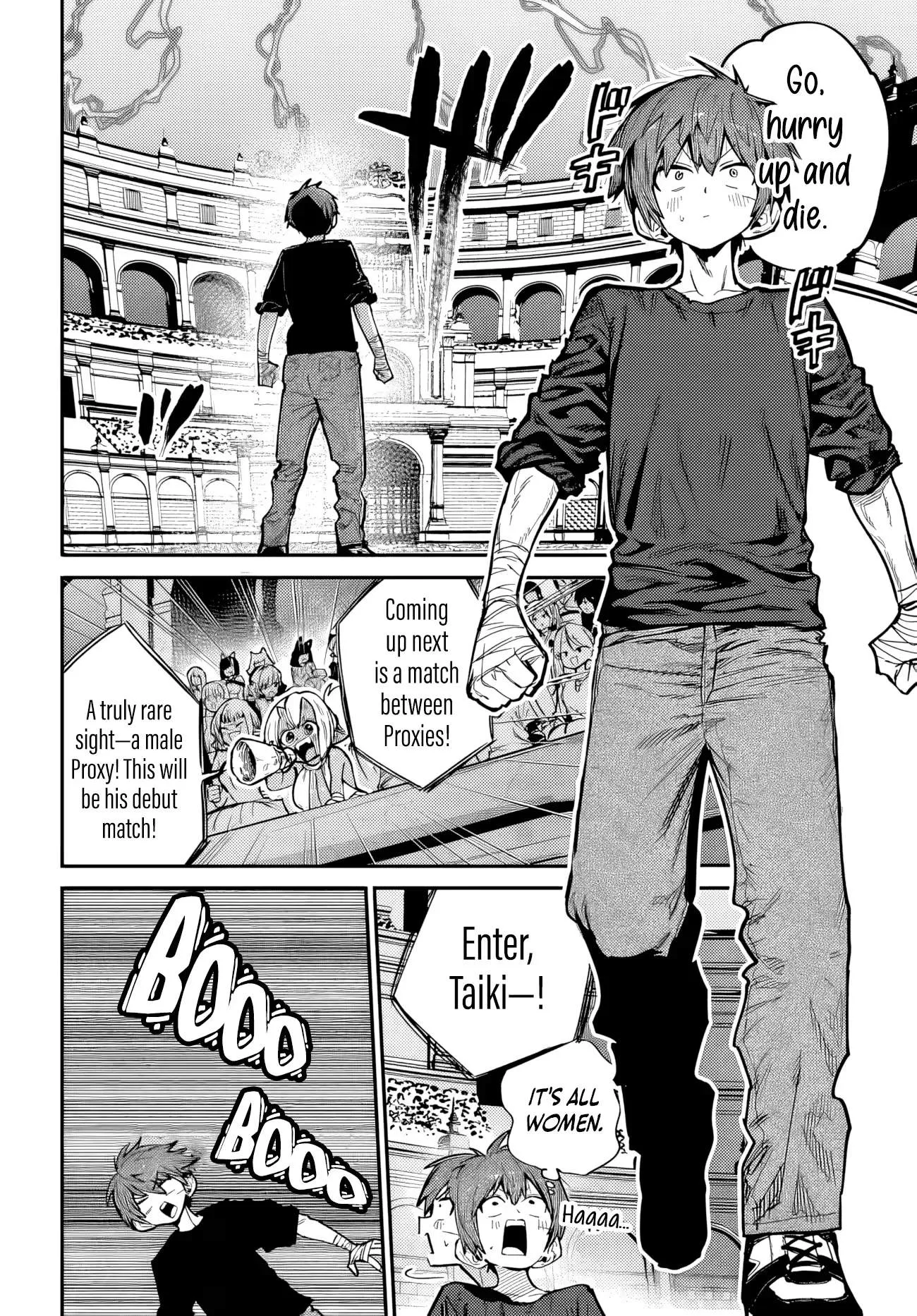 The Gladiator Known As the Weakest Is Unrivaled With His Game Knowledge: Rising Up in the Colosseum of a Female-Dominated World Chapter 2 page 31