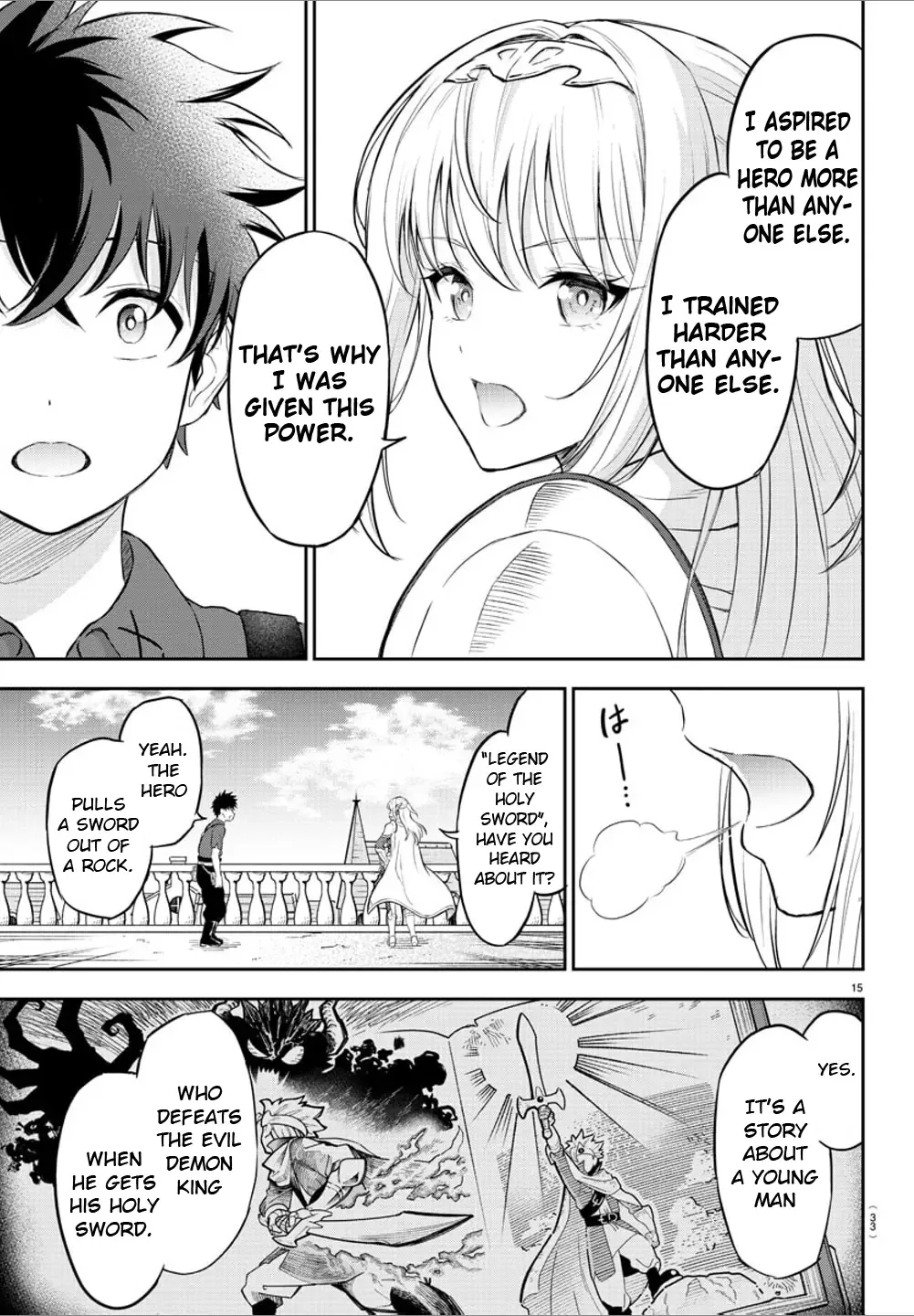 Cherry Hero and the “Holy” Sword Chapter 1 page 18