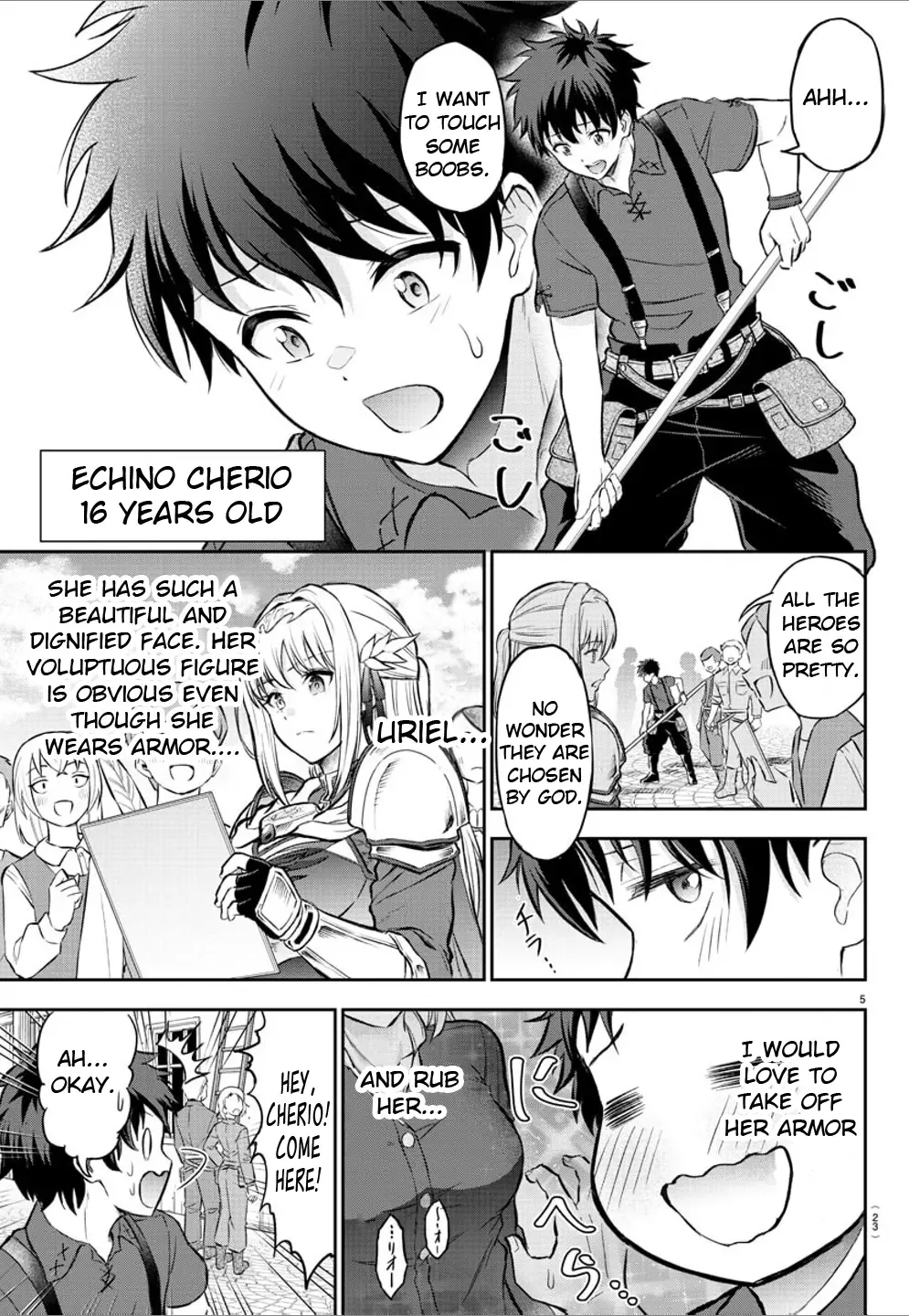 Cherry Hero and the “Holy” Sword Chapter 1 page 8