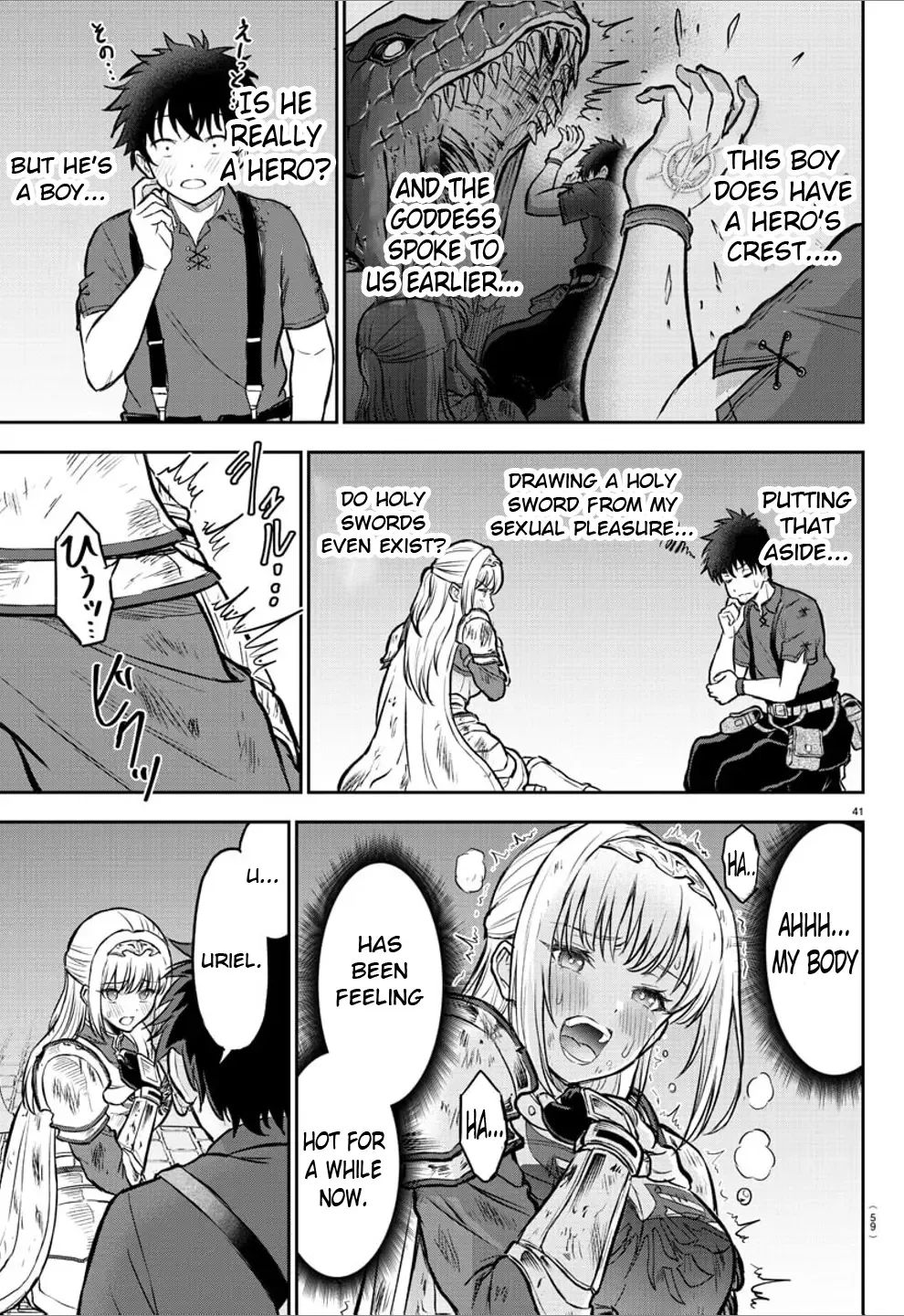 Cherry Hero and the “Holy” Sword Chapter 1 page 44