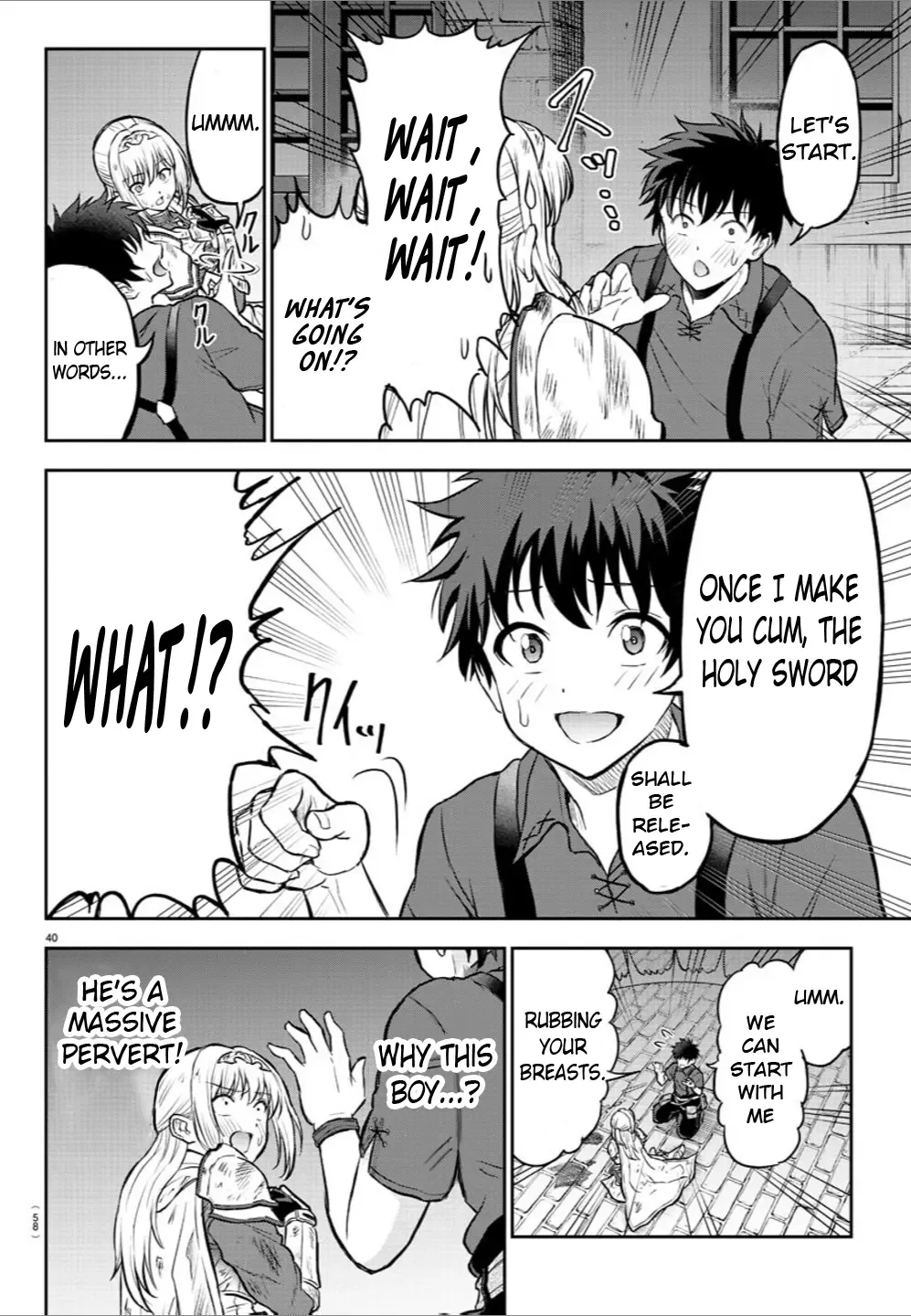 Cherry Hero and the “Holy” Sword Chapter 1 page 43