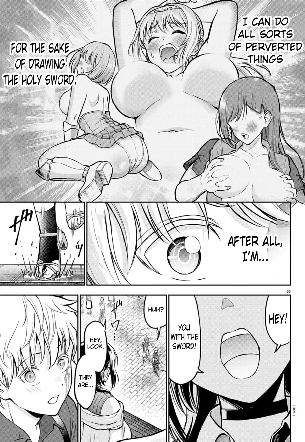 Cherry Hero and the “Holy” Sword Chapter 1 page 65