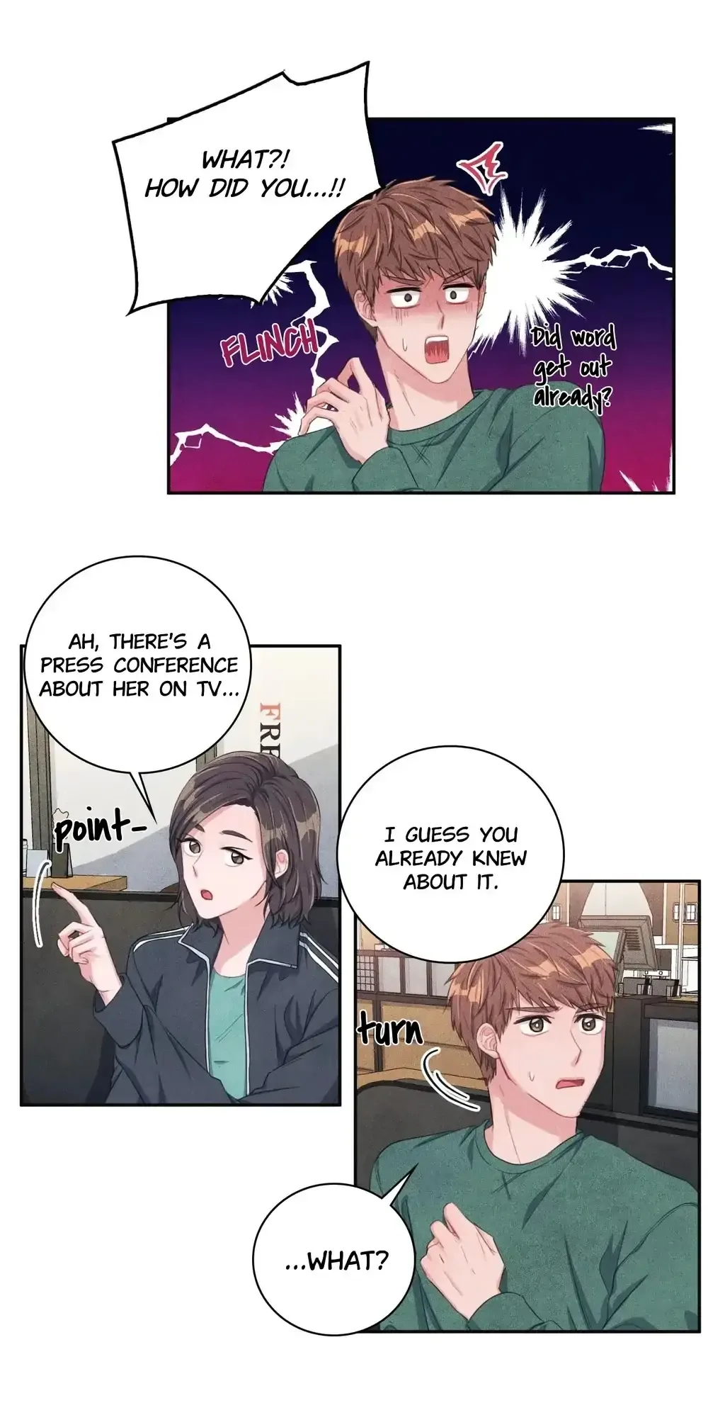 Backstage Kiss Scene Chapter 10 page 9
