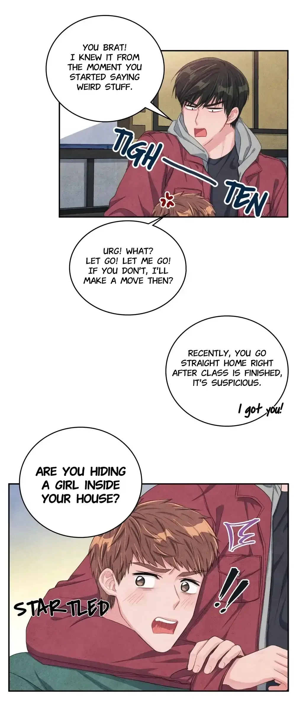 Backstage Kiss Scene Chapter 10 page 7