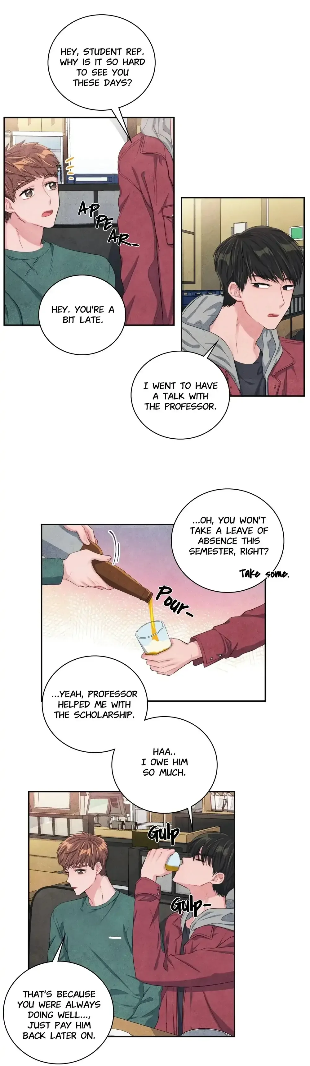 Backstage Kiss Scene Chapter 10 page 4