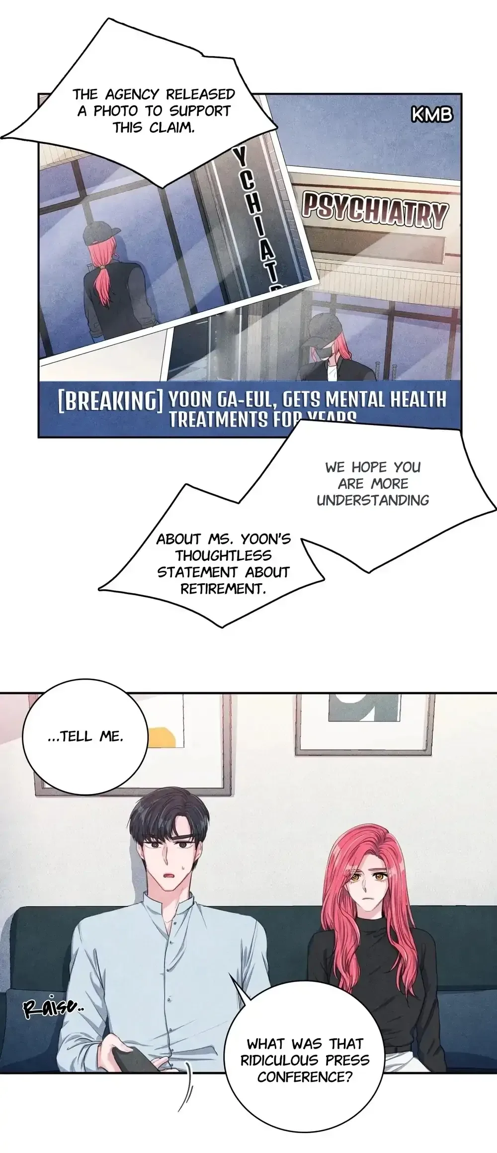 Backstage Kiss Scene Chapter 10 page 19