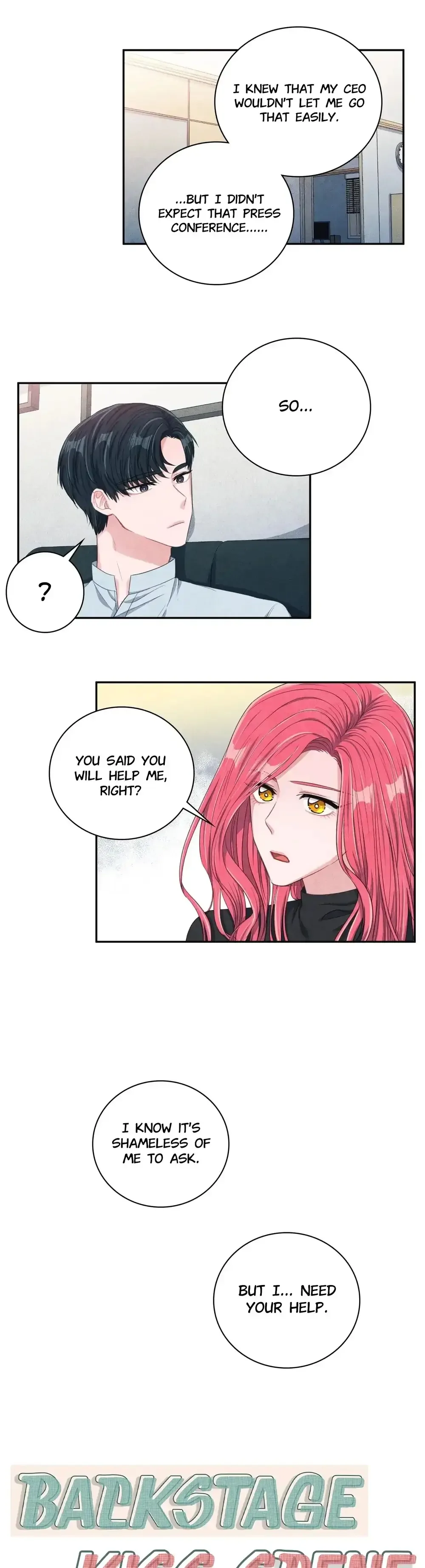 Backstage Kiss Scene Chapter 10 page 34