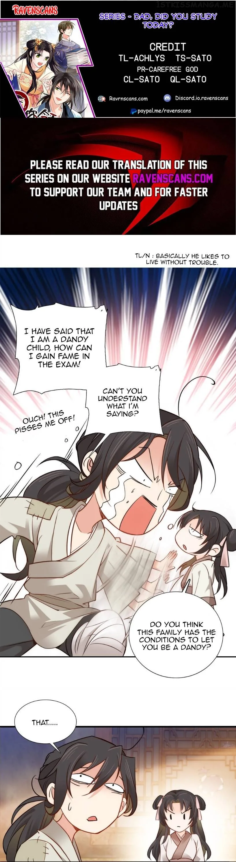 Dad, did you study today? Chapter 2 page 2