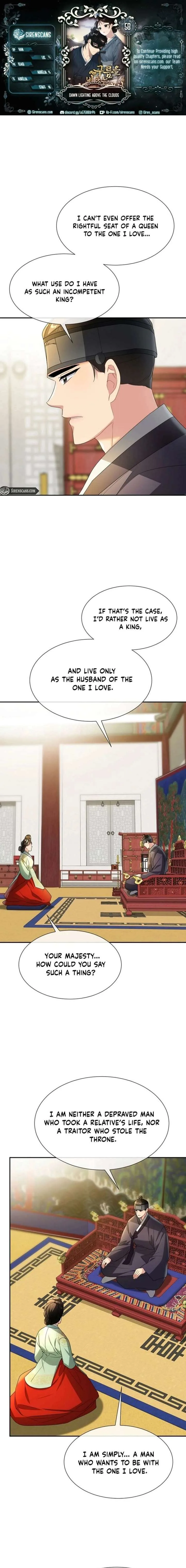 Dawn Lighting Above The Clouds Chapter 58 page 1