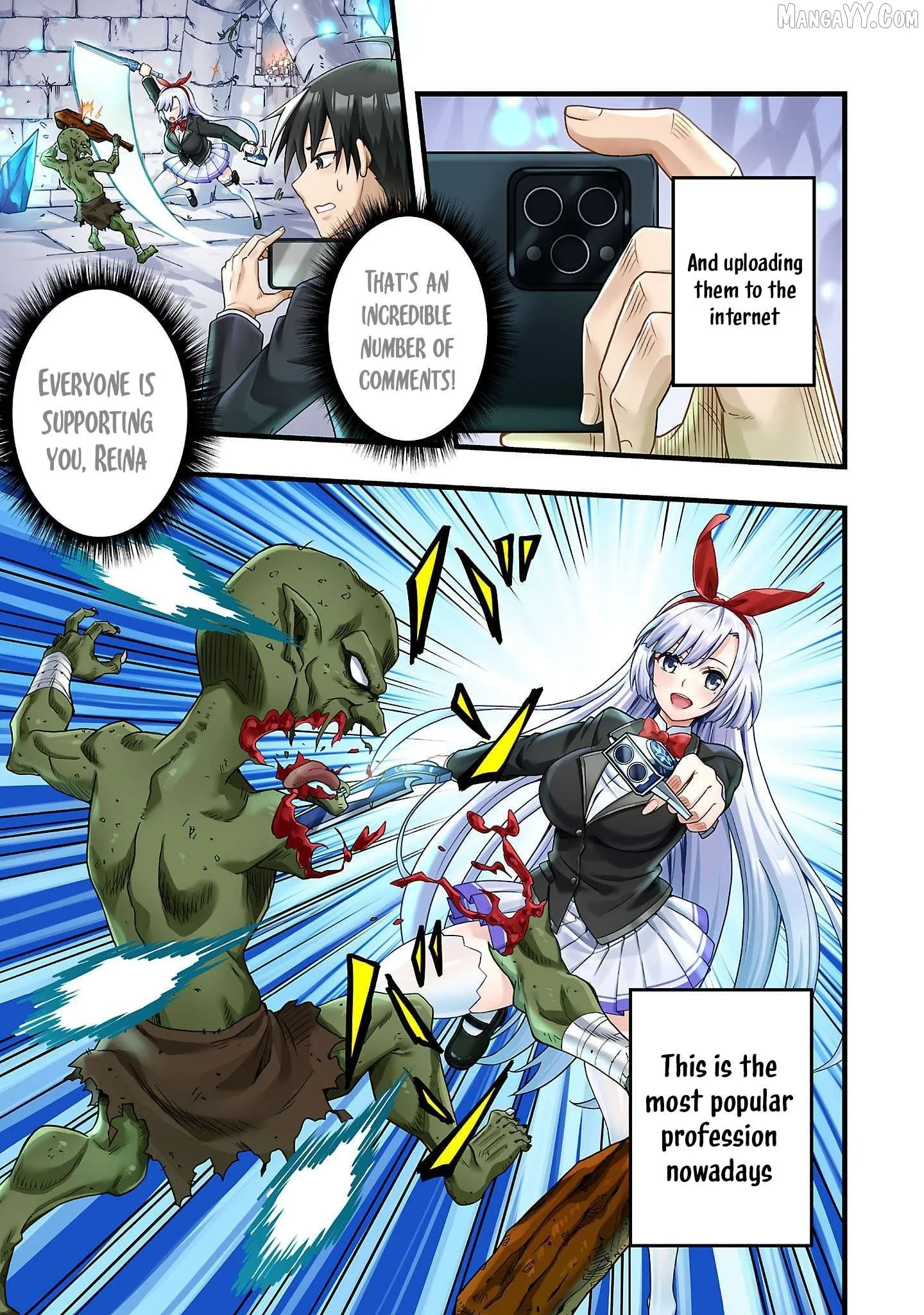 Netto Aidoru No Haishin Wo Tetsudatte Ita Maneejaa No Ore, Nazeka Buzzutte Shimau Chapter 1 page 4