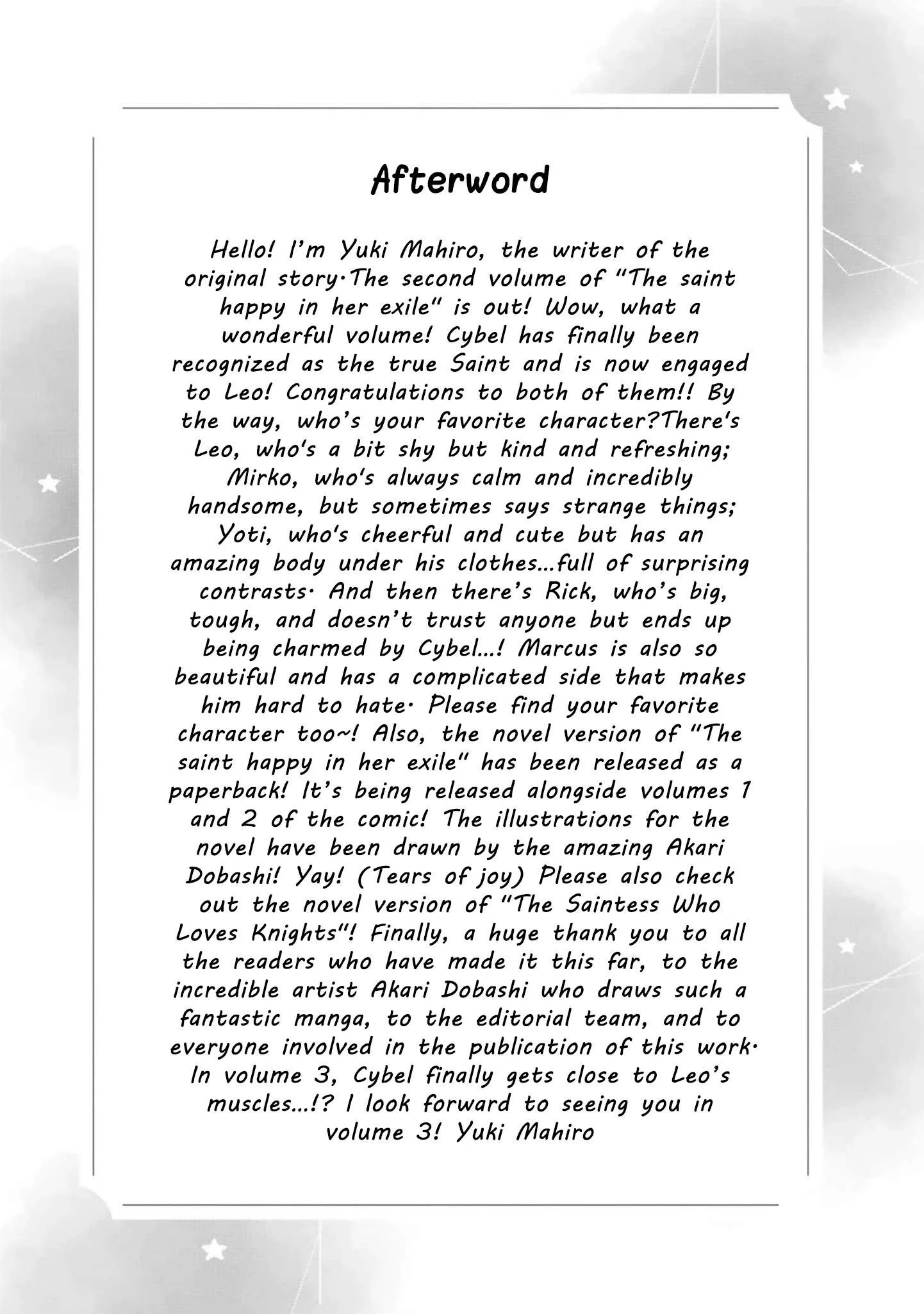 the saint happy in her exile Chapter 20.5 page 12