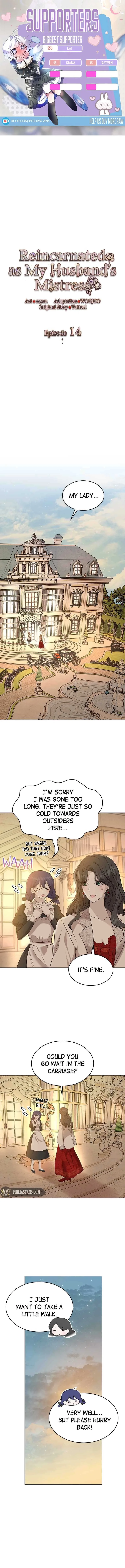 Describe Your Feeling When Being Reincarnated as Your Husband’s Mistress Chapter 14 page 2