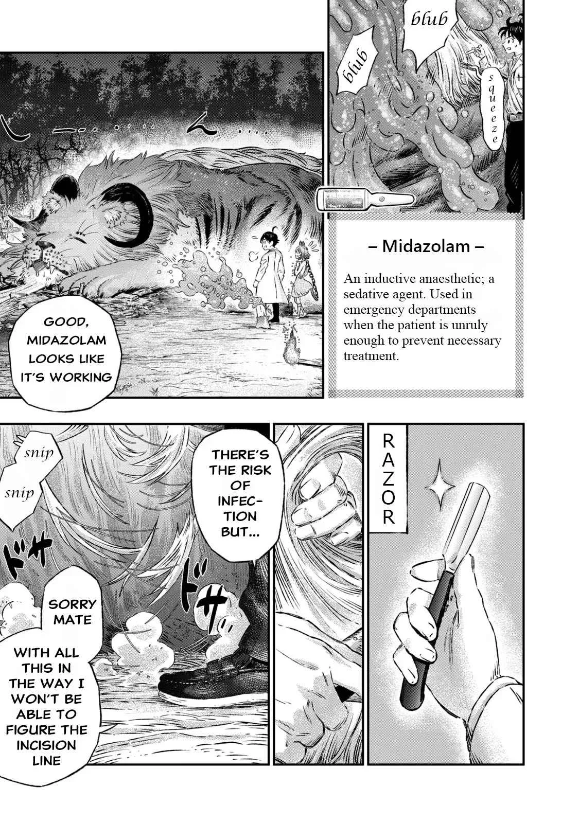 Koudou ni Hattatsu Shita Igaku wa Mahou to Kubetsu ga Tsukanai Chapter 2 page 36