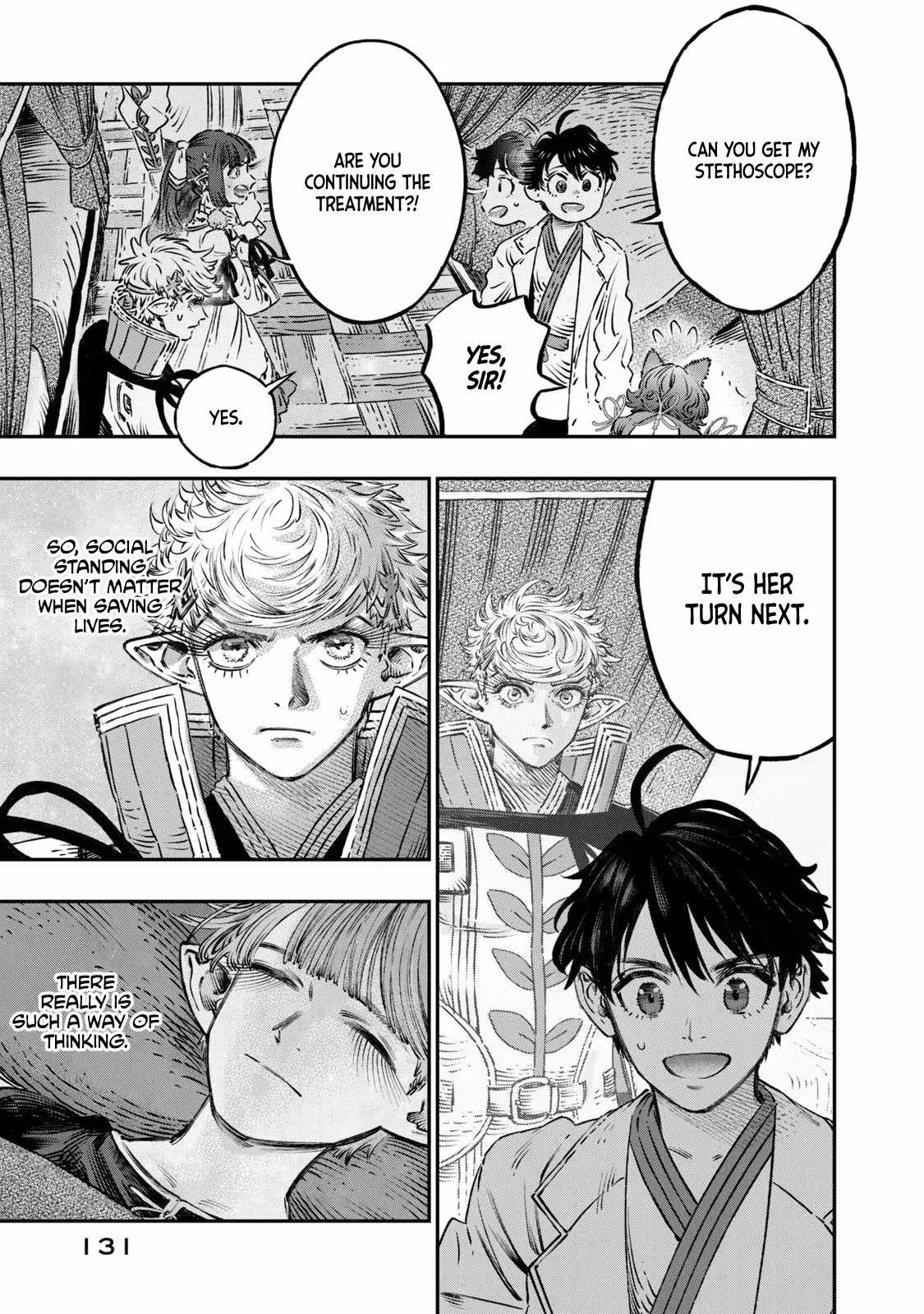 Koudou ni Hattatsu Shita Igaku wa Mahou to Kubetsu ga Tsukanai Chapter 12 page 34