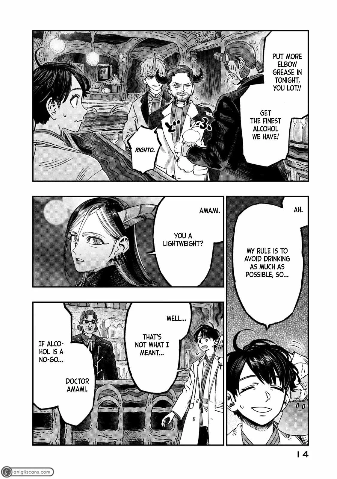 Koudou ni Hattatsu Shita Igaku wa Mahou to Kubetsu ga Tsukanai Chapter 14 page 13
