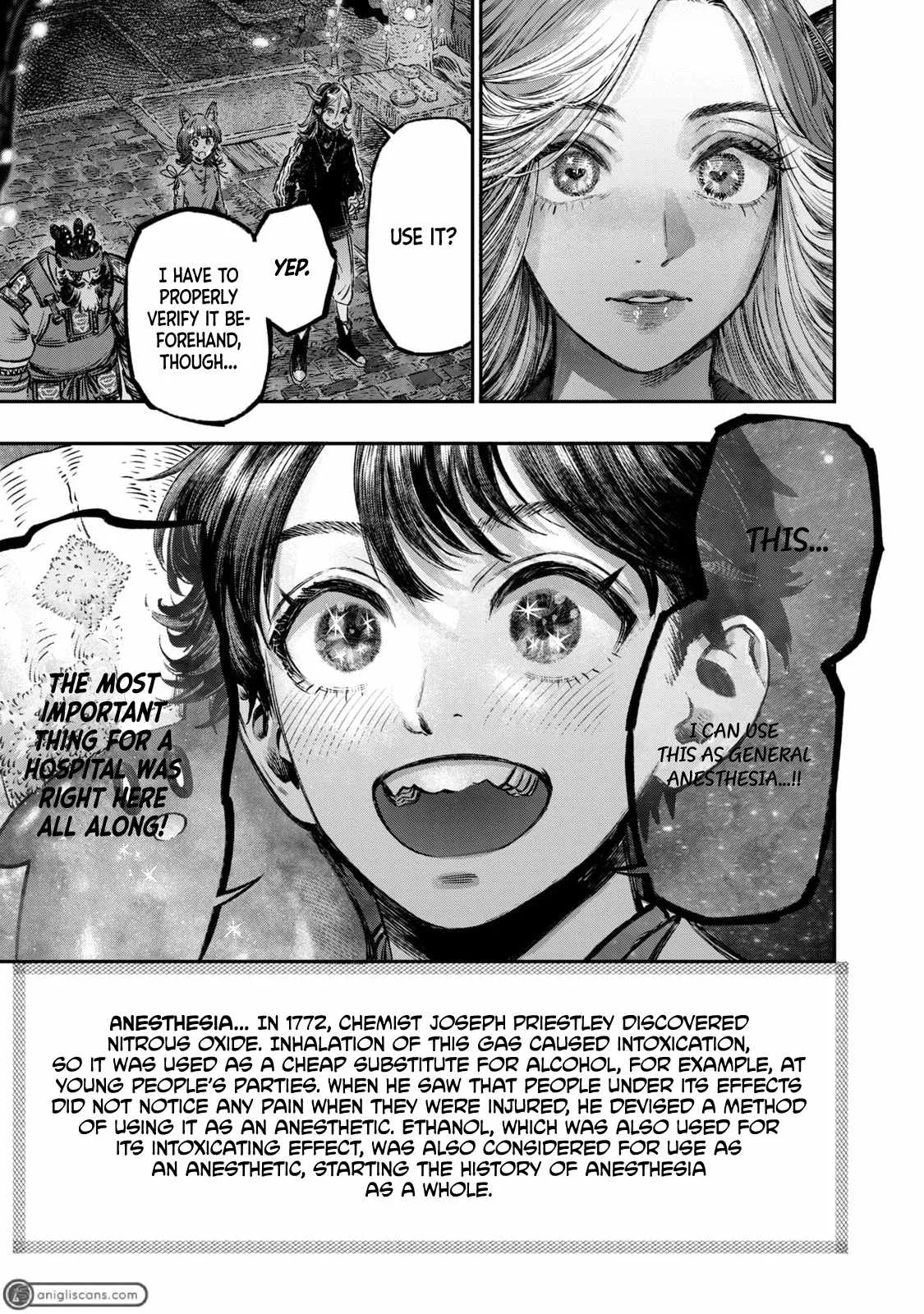 Koudou ni Hattatsu Shita Igaku wa Mahou to Kubetsu ga Tsukanai Chapter 14 page 36